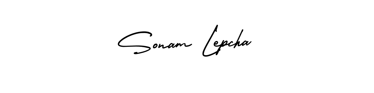 Similarly AmerikaSignatureDemo-Regular is the best handwritten signature design. Signature creator online .You can use it as an online autograph creator for name Sonam Lepcha. Sonam Lepcha signature style 3 images and pictures png