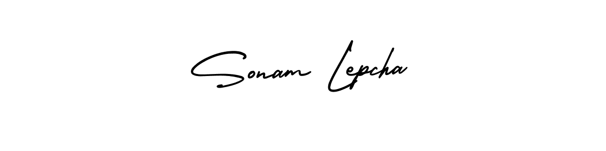 Best and Professional Signature Style for Sonam Lepcha. AmerikaSignatureDemo-Regular Best Signature Style Collection. Sonam Lepcha signature style 3 images and pictures png