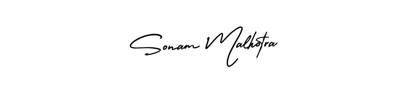 How to make Sonam Malhotra signature? AmerikaSignatureDemo-Regular is a professional autograph style. Create handwritten signature for Sonam Malhotra name. Sonam Malhotra signature style 3 images and pictures png