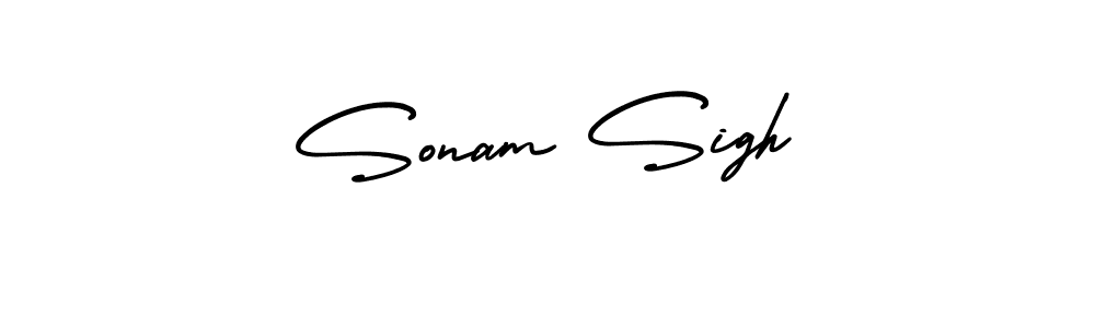 You should practise on your own different ways (AmerikaSignatureDemo-Regular) to write your name (Sonam Sigh) in signature. don't let someone else do it for you. Sonam Sigh signature style 3 images and pictures png