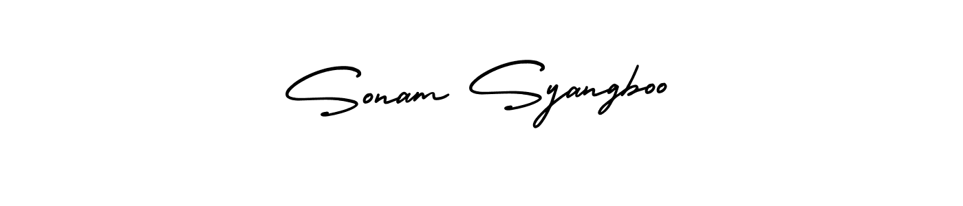 You can use this online signature creator to create a handwritten signature for the name Sonam Syangboo. This is the best online autograph maker. Sonam Syangboo signature style 3 images and pictures png