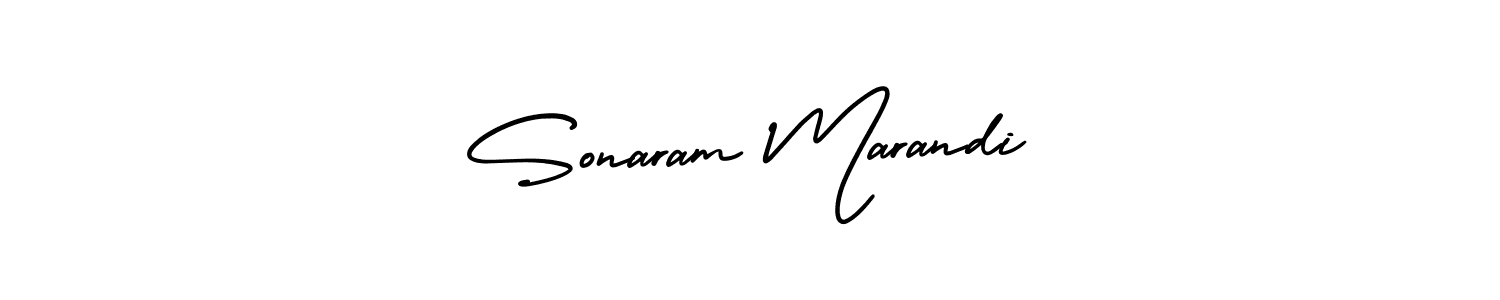 Similarly AmerikaSignatureDemo-Regular is the best handwritten signature design. Signature creator online .You can use it as an online autograph creator for name Sonaram Marandi. Sonaram Marandi signature style 3 images and pictures png
