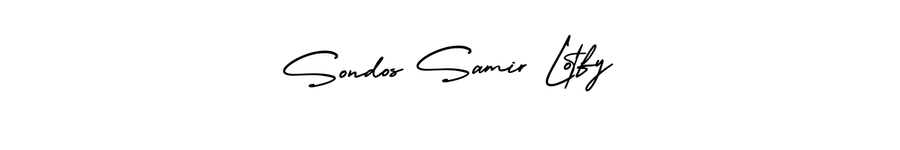 Check out images of Autograph of Sondos Samir Lotfy name. Actor Sondos Samir Lotfy Signature Style. AmerikaSignatureDemo-Regular is a professional sign style online. Sondos Samir Lotfy signature style 3 images and pictures png