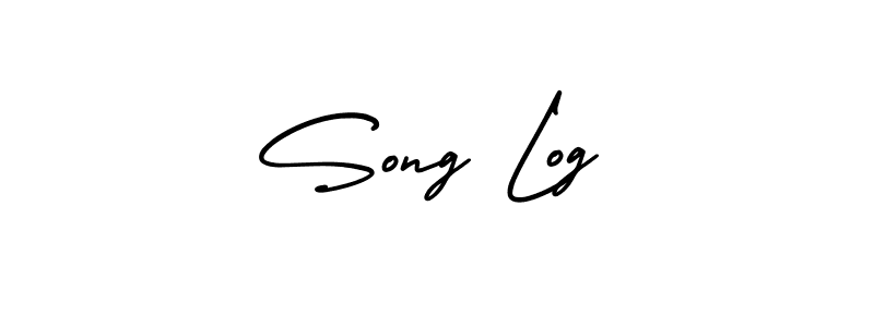 Also You can easily find your signature by using the search form. We will create Song Log name handwritten signature images for you free of cost using AmerikaSignatureDemo-Regular sign style. Song Log signature style 3 images and pictures png