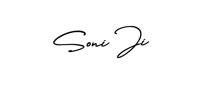 How to Draw Soni Ji signature style? AmerikaSignatureDemo-Regular is a latest design signature styles for name Soni Ji. Soni Ji signature style 3 images and pictures png