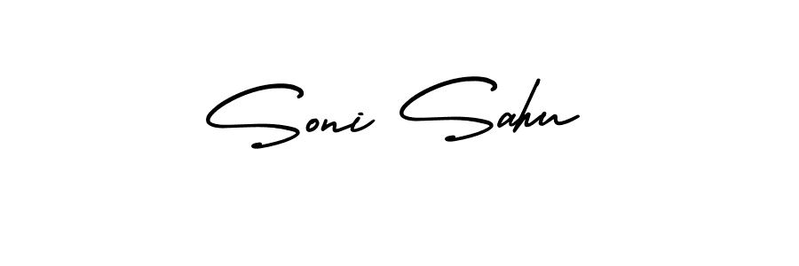 Make a beautiful signature design for name Soni Sahu. Use this online signature maker to create a handwritten signature for free. Soni Sahu signature style 3 images and pictures png