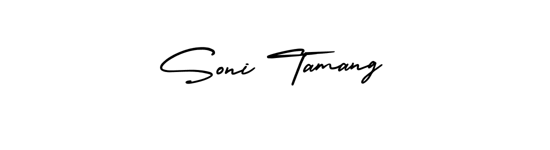 Also we have Soni Tamang name is the best signature style. Create professional handwritten signature collection using AmerikaSignatureDemo-Regular autograph style. Soni Tamang signature style 3 images and pictures png