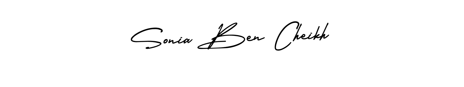 How to make Sonia Ben Cheikh signature? AmerikaSignatureDemo-Regular is a professional autograph style. Create handwritten signature for Sonia Ben Cheikh name. Sonia Ben Cheikh signature style 3 images and pictures png