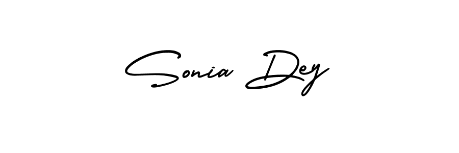 Best and Professional Signature Style for Sonia Dey. AmerikaSignatureDemo-Regular Best Signature Style Collection. Sonia Dey signature style 3 images and pictures png