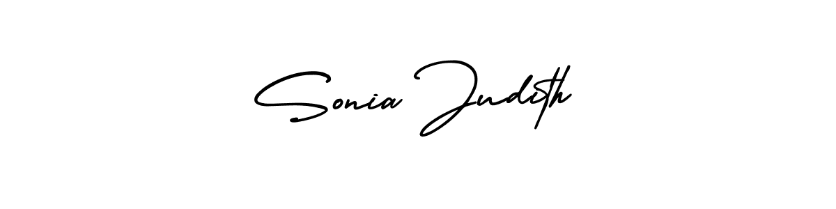Create a beautiful signature design for name Sonia Judith. With this signature (AmerikaSignatureDemo-Regular) fonts, you can make a handwritten signature for free. Sonia Judith signature style 3 images and pictures png