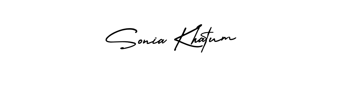 if you are searching for the best signature style for your name Sonia Khatum. so please give up your signature search. here we have designed multiple signature styles  using AmerikaSignatureDemo-Regular. Sonia Khatum signature style 3 images and pictures png