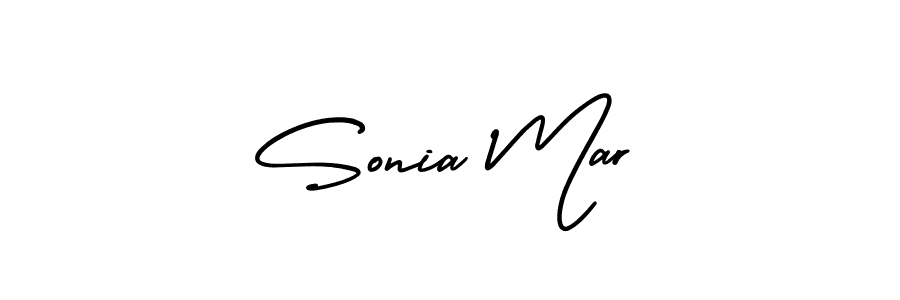 How to Draw Sonia Mar signature style? AmerikaSignatureDemo-Regular is a latest design signature styles for name Sonia Mar. Sonia Mar signature style 3 images and pictures png