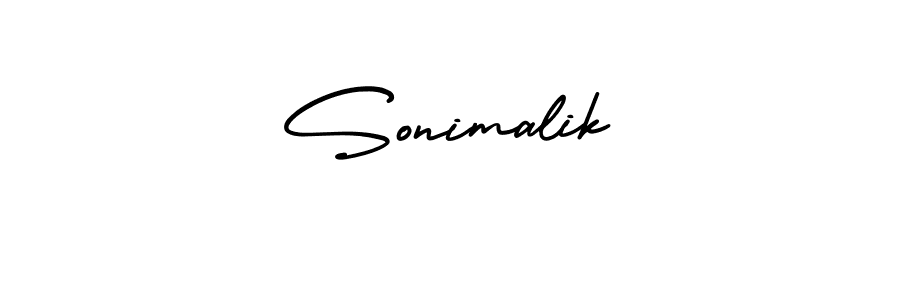 How to Draw Sonimalik signature style? AmerikaSignatureDemo-Regular is a latest design signature styles for name Sonimalik. Sonimalik signature style 3 images and pictures png