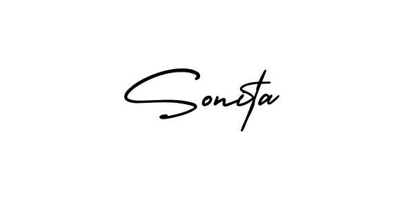 Make a beautiful signature design for name Sonita. Use this online signature maker to create a handwritten signature for free. Sonita signature style 3 images and pictures png