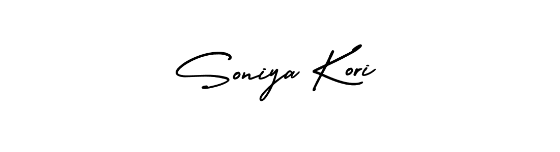 Create a beautiful signature design for name Soniya Kori. With this signature (AmerikaSignatureDemo-Regular) fonts, you can make a handwritten signature for free. Soniya Kori signature style 3 images and pictures png