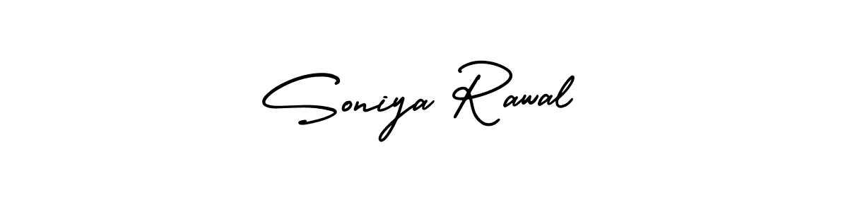 AmerikaSignatureDemo-Regular is a professional signature style that is perfect for those who want to add a touch of class to their signature. It is also a great choice for those who want to make their signature more unique. Get Soniya Rawal name to fancy signature for free. Soniya Rawal signature style 3 images and pictures png