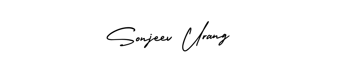 How to make Sonjeev Urang signature? AmerikaSignatureDemo-Regular is a professional autograph style. Create handwritten signature for Sonjeev Urang name. Sonjeev Urang signature style 3 images and pictures png
