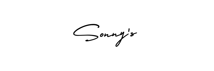 Also we have Sonny’s name is the best signature style. Create professional handwritten signature collection using AmerikaSignatureDemo-Regular autograph style. Sonny’s signature style 3 images and pictures png