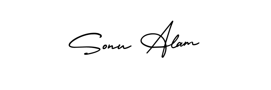 It looks lik you need a new signature style for name Sonu Alam. Design unique handwritten (AmerikaSignatureDemo-Regular) signature with our free signature maker in just a few clicks. Sonu Alam signature style 3 images and pictures png
