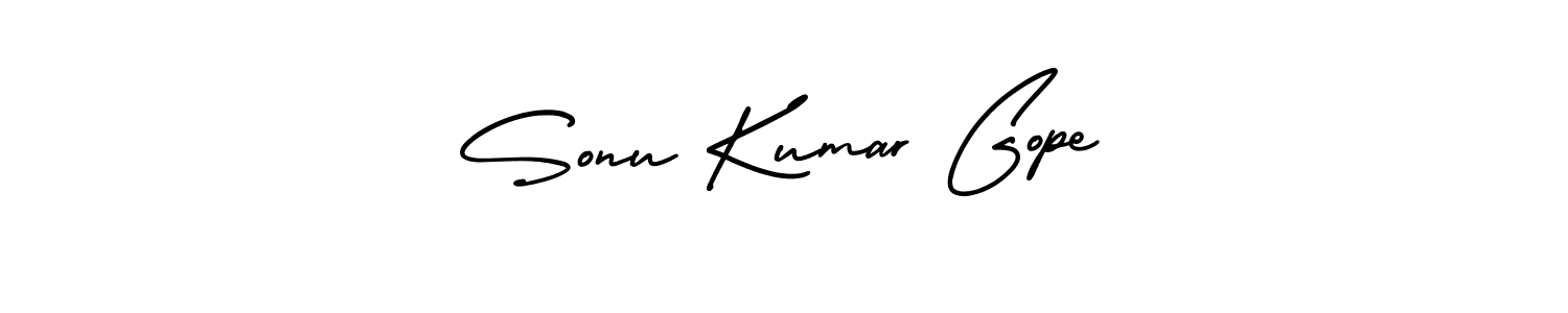 AmerikaSignatureDemo-Regular is a professional signature style that is perfect for those who want to add a touch of class to their signature. It is also a great choice for those who want to make their signature more unique. Get Sonu Kumar Gope name to fancy signature for free. Sonu Kumar Gope signature style 3 images and pictures png