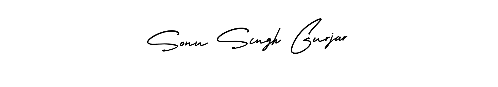 Use a signature maker to create a handwritten signature online. With this signature software, you can design (AmerikaSignatureDemo-Regular) your own signature for name Sonu Singh Gurjar. Sonu Singh Gurjar signature style 3 images and pictures png