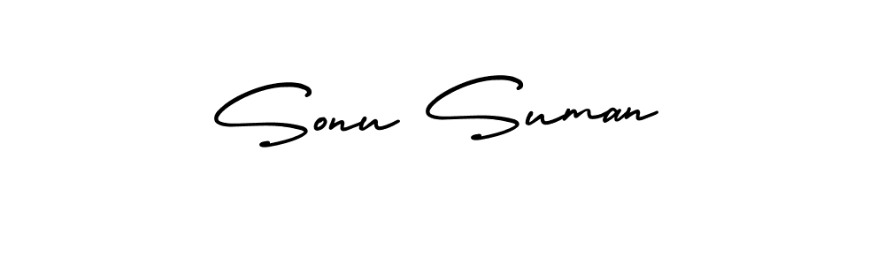 Make a short Sonu Suman signature style. Manage your documents anywhere anytime using AmerikaSignatureDemo-Regular. Create and add eSignatures, submit forms, share and send files easily. Sonu Suman signature style 3 images and pictures png