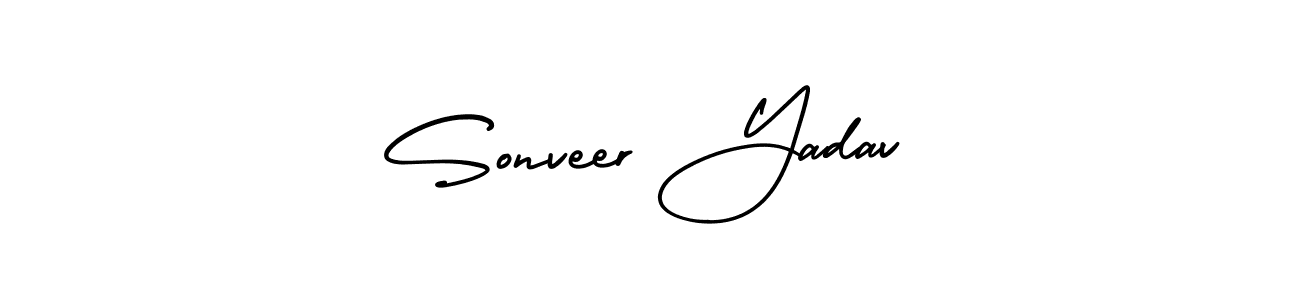 Make a beautiful signature design for name Sonveer Yadav. Use this online signature maker to create a handwritten signature for free. Sonveer Yadav signature style 3 images and pictures png