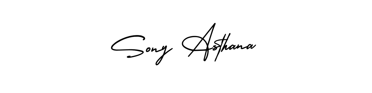 Also we have Sony Asthana name is the best signature style. Create professional handwritten signature collection using AmerikaSignatureDemo-Regular autograph style. Sony Asthana signature style 3 images and pictures png