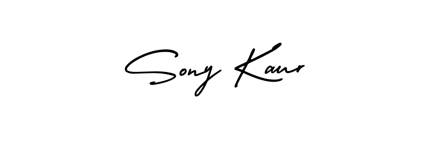 The best way (AmerikaSignatureDemo-Regular) to make a short signature is to pick only two or three words in your name. The name Sony Kaur include a total of six letters. For converting this name. Sony Kaur signature style 3 images and pictures png