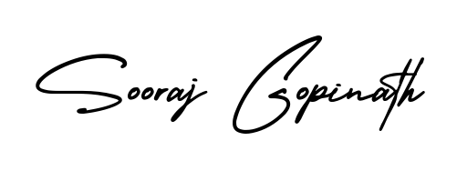 Best and Professional Signature Style for Sooraj Gopinath. AmerikaSignatureDemo-Regular Best Signature Style Collection. Sooraj Gopinath signature style 3 images and pictures png