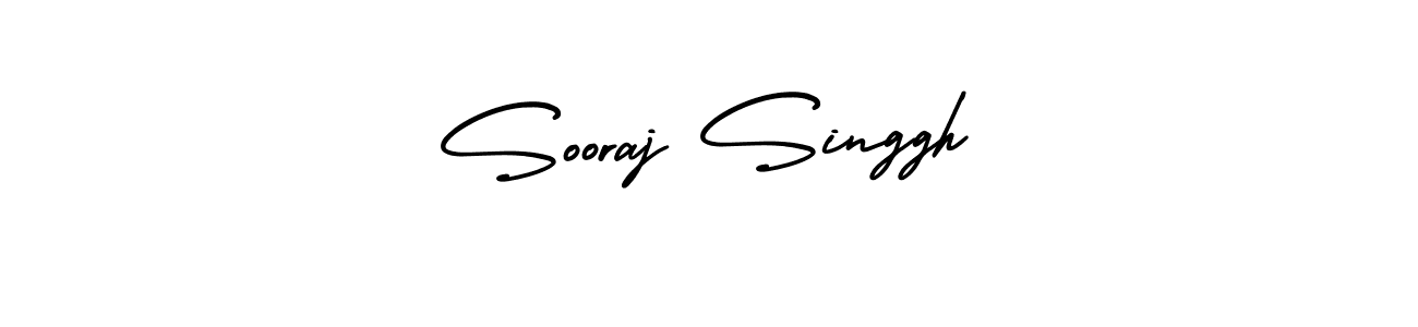 How to make Sooraj Singgh name signature. Use AmerikaSignatureDemo-Regular style for creating short signs online. This is the latest handwritten sign. Sooraj Singgh signature style 3 images and pictures png
