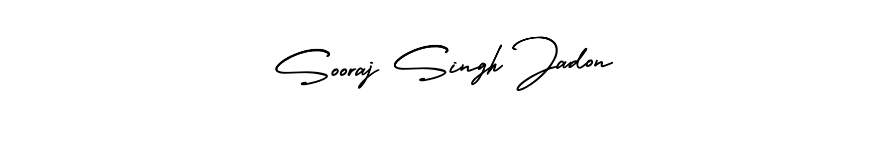 AmerikaSignatureDemo-Regular is a professional signature style that is perfect for those who want to add a touch of class to their signature. It is also a great choice for those who want to make their signature more unique. Get Sooraj Singh Jadon name to fancy signature for free. Sooraj Singh Jadon signature style 3 images and pictures png