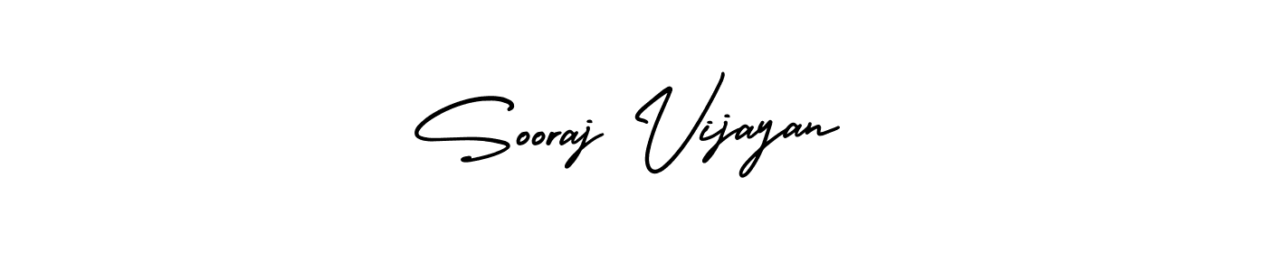 Sooraj Vijayan stylish signature style. Best Handwritten Sign (AmerikaSignatureDemo-Regular) for my name. Handwritten Signature Collection Ideas for my name Sooraj Vijayan. Sooraj Vijayan signature style 3 images and pictures png