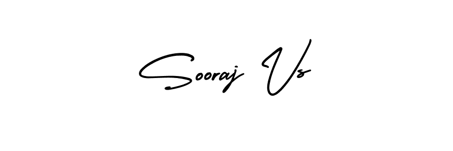 Create a beautiful signature design for name Sooraj Vs. With this signature (AmerikaSignatureDemo-Regular) fonts, you can make a handwritten signature for free. Sooraj Vs signature style 3 images and pictures png