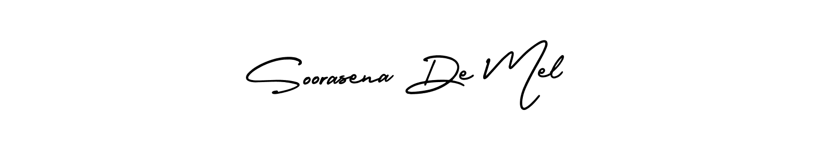 Make a beautiful signature design for name Soorasena De Mel. Use this online signature maker to create a handwritten signature for free. Soorasena De Mel signature style 3 images and pictures png