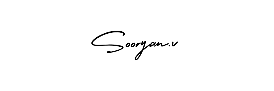 How to Draw Sooryan.v signature style? AmerikaSignatureDemo-Regular is a latest design signature styles for name Sooryan.v. Sooryan.v signature style 3 images and pictures png