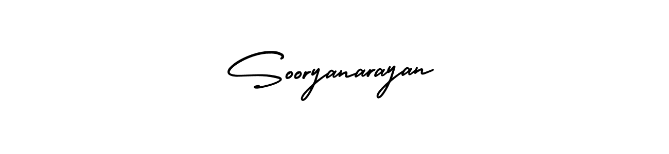The best way (AmerikaSignatureDemo-Regular) to make a short signature is to pick only two or three words in your name. The name Sooryanarayan include a total of six letters. For converting this name. Sooryanarayan signature style 3 images and pictures png