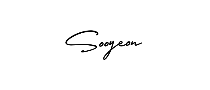 Use a signature maker to create a handwritten signature online. With this signature software, you can design (AmerikaSignatureDemo-Regular) your own signature for name Sooyeon. Sooyeon signature style 3 images and pictures png