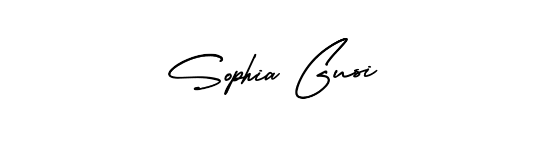 Make a beautiful signature design for name Sophia Gusi. With this signature (AmerikaSignatureDemo-Regular) style, you can create a handwritten signature for free. Sophia Gusi signature style 3 images and pictures png