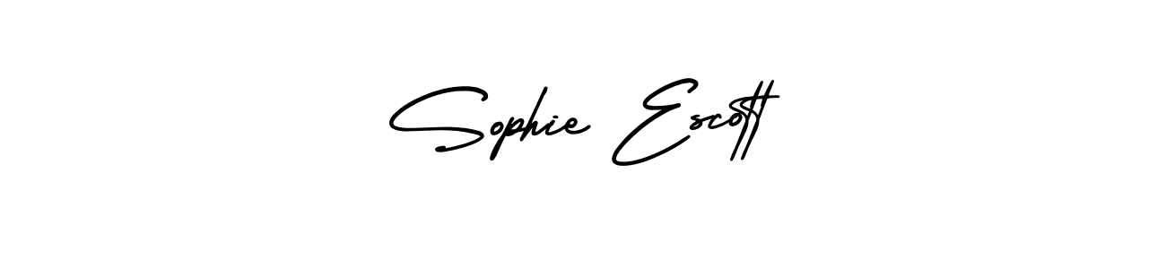 The best way (AmerikaSignatureDemo-Regular) to make a short signature is to pick only two or three words in your name. The name Sophie Escott include a total of six letters. For converting this name. Sophie Escott signature style 3 images and pictures png