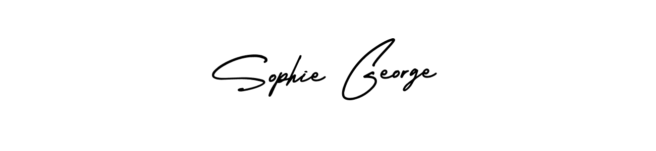 The best way (AmerikaSignatureDemo-Regular) to make a short signature is to pick only two or three words in your name. The name Sophie George include a total of six letters. For converting this name. Sophie George signature style 3 images and pictures png