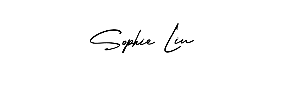 Use a signature maker to create a handwritten signature online. With this signature software, you can design (AmerikaSignatureDemo-Regular) your own signature for name Sophie Liu. Sophie Liu signature style 3 images and pictures png