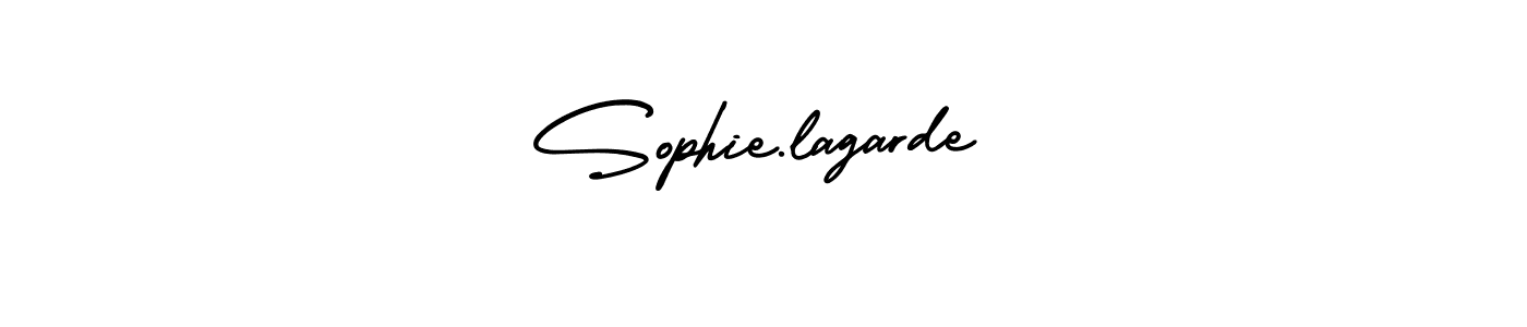 How to make Sophie.lagarde name signature. Use AmerikaSignatureDemo-Regular style for creating short signs online. This is the latest handwritten sign. Sophie.lagarde signature style 3 images and pictures png
