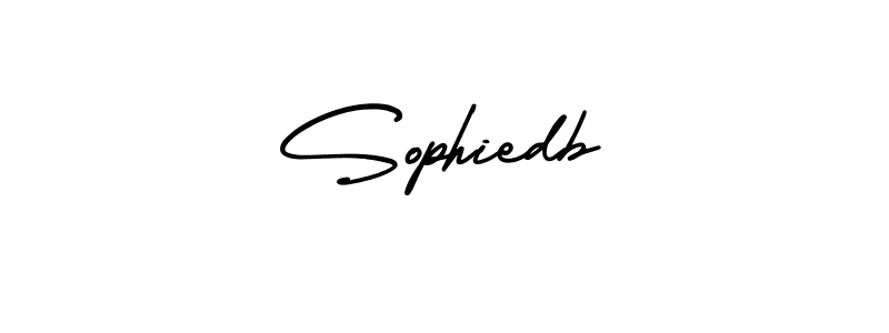 Design your own signature with our free online signature maker. With this signature software, you can create a handwritten (AmerikaSignatureDemo-Regular) signature for name Sophiedb. Sophiedb signature style 3 images and pictures png
