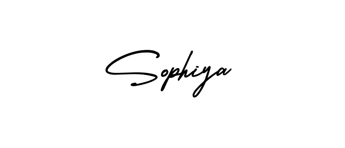 You should practise on your own different ways (AmerikaSignatureDemo-Regular) to write your name (Sophiya) in signature. don't let someone else do it for you. Sophiya signature style 3 images and pictures png