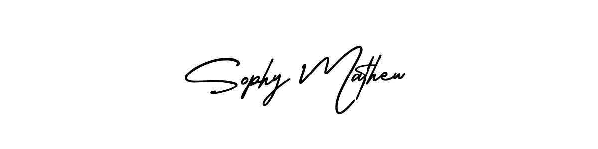 Make a short Sophy Mathew signature style. Manage your documents anywhere anytime using AmerikaSignatureDemo-Regular. Create and add eSignatures, submit forms, share and send files easily. Sophy Mathew signature style 3 images and pictures png