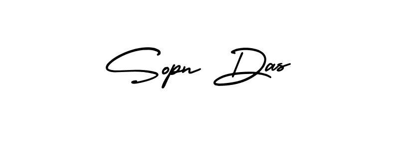 Design your own signature with our free online signature maker. With this signature software, you can create a handwritten (AmerikaSignatureDemo-Regular) signature for name Sopn Das. Sopn Das signature style 3 images and pictures png