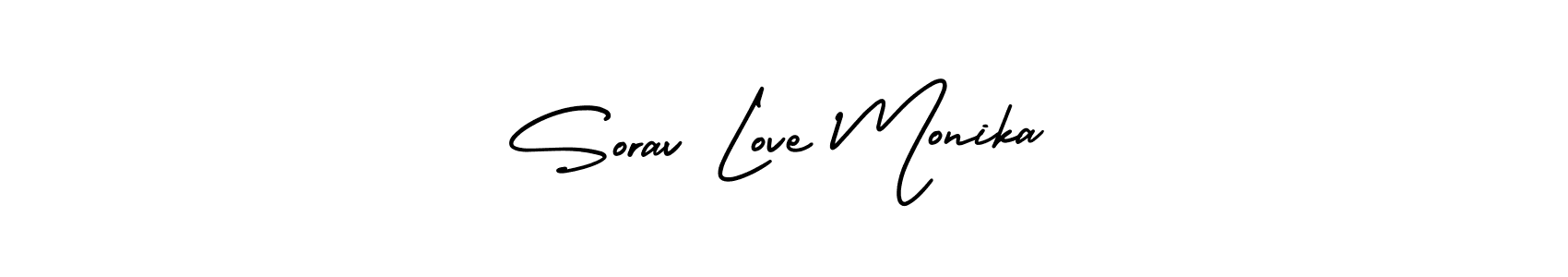 You can use this online signature creator to create a handwritten signature for the name Sorav Love Monika. This is the best online autograph maker. Sorav Love Monika signature style 3 images and pictures png