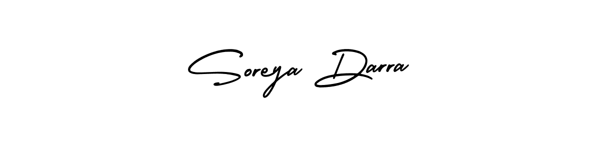 Use a signature maker to create a handwritten signature online. With this signature software, you can design (AmerikaSignatureDemo-Regular) your own signature for name Soreya Darra. Soreya Darra signature style 3 images and pictures png