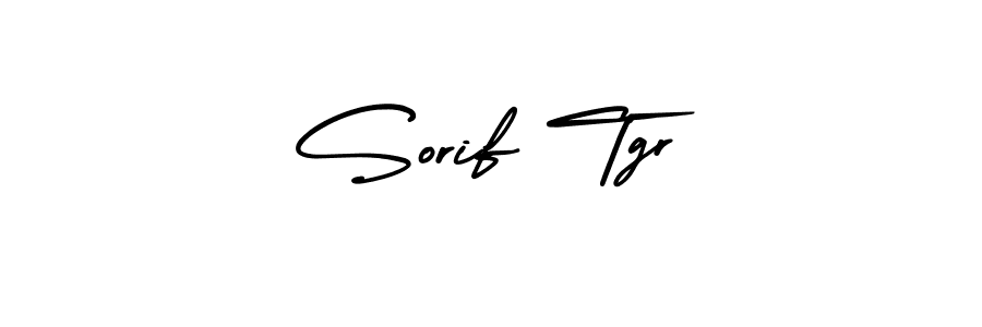 How to make Sorif Tgr signature? AmerikaSignatureDemo-Regular is a professional autograph style. Create handwritten signature for Sorif Tgr name. Sorif Tgr signature style 3 images and pictures png